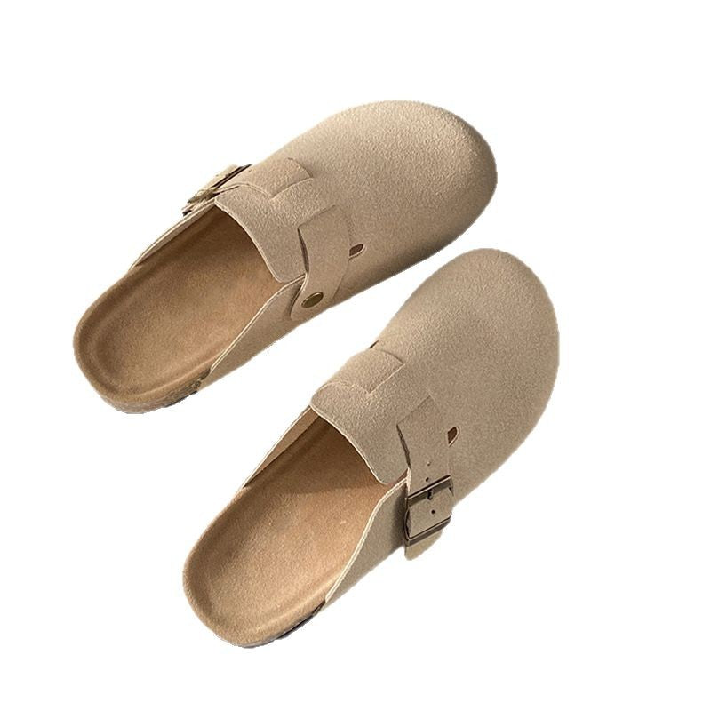 Damen Clogs mit modischem Schnallenverschluss und komfortabler Fußbettung Fudus