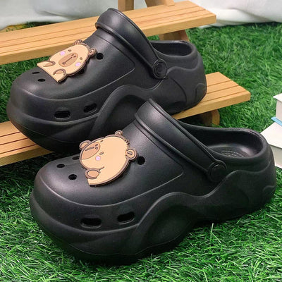 Unisex Clogs mit süßem Bären Motiv Fudus