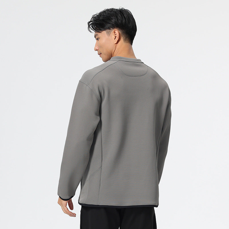 Herren Fleece Sweatshirt mit praktischen Reißverschlusstaschen und isolierender Wärmefunktion Fudus