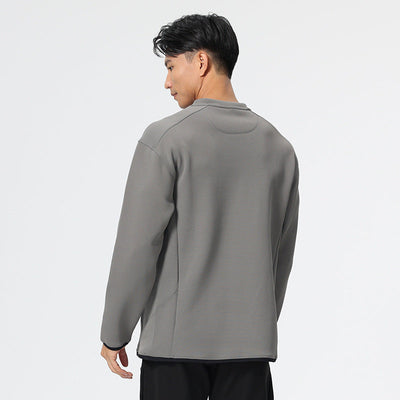 Herren Fleece Sweatshirt mit praktischen Reißverschlusstaschen und isolierender Wärmefunktion Fudus