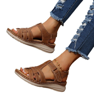 Damen Komfortable Sandalen mit Stützsohle Fudus