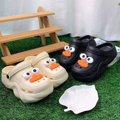 Damen Verspielte Clogs mit tierischem Design Fudus