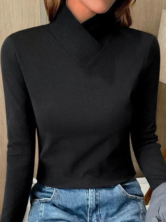 Stella | Eleganter Rollkragenpullover mit hohem Halsausschnitt