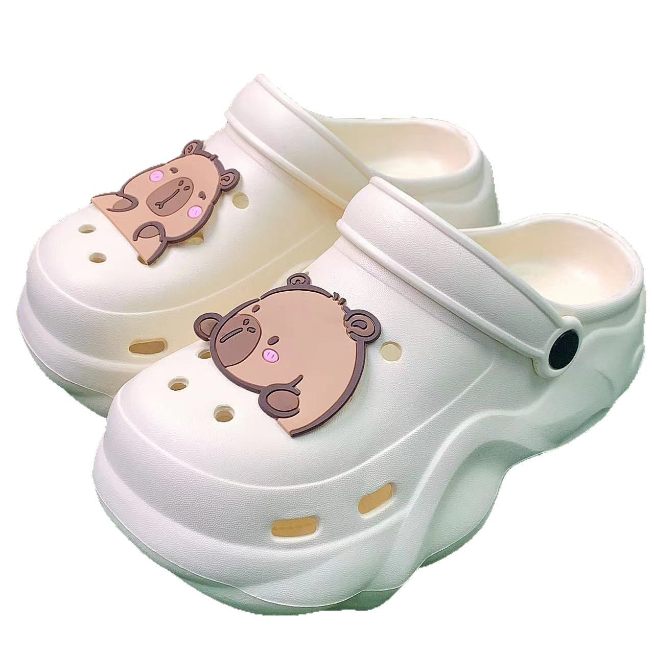 Unisex Clogs mit süßem Bären Motiv Fudus