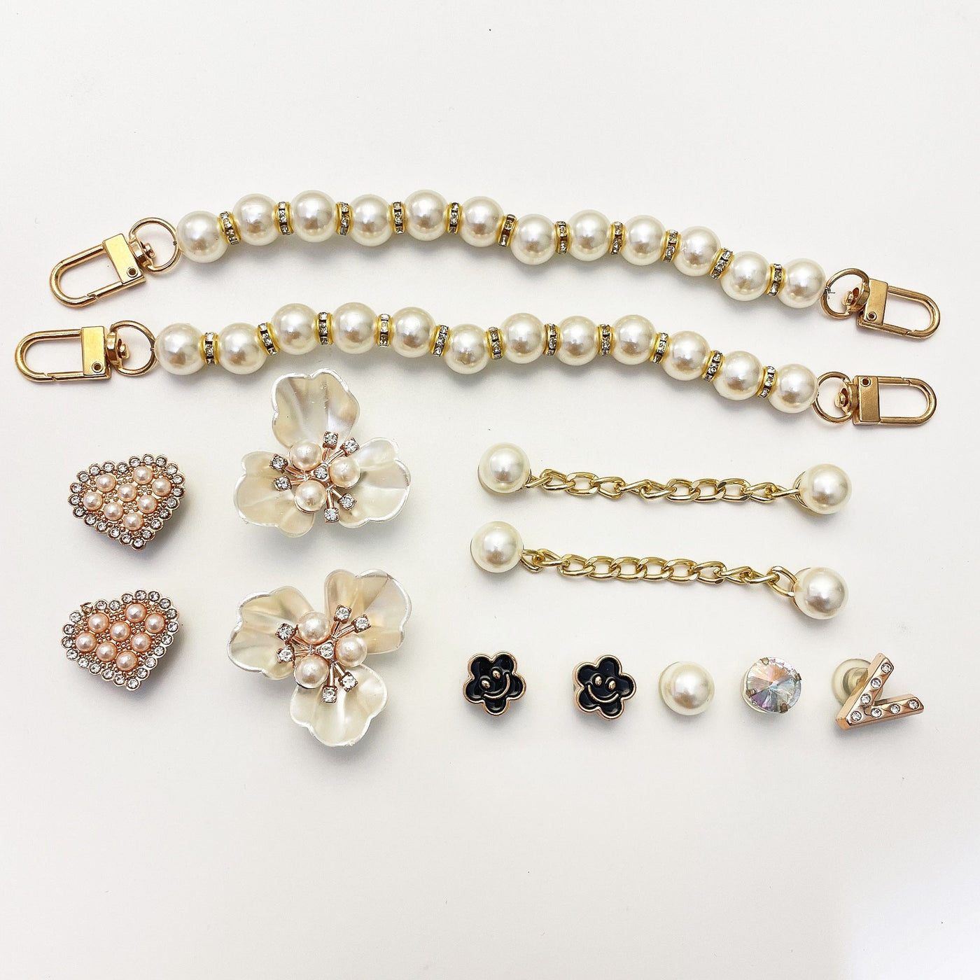 Damen Modische Clogs mit luxuriösen Schmuckapplikationen Fudus