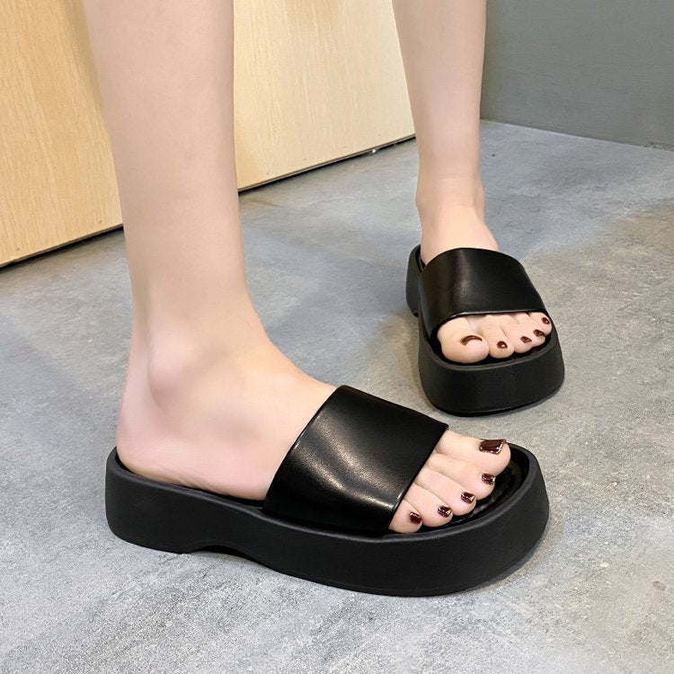Damen Trendige Clogs mit hoher Plateausohle und modernem Design Fudus