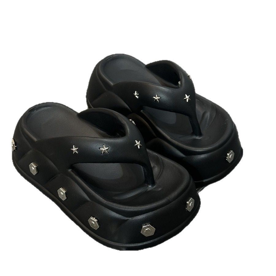 Damen Modische Clogs mit einzigartigen Metallakzenten Fudus