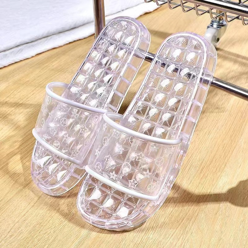 Damen Transparente Komfort-Slides mit rutschfester Sohle und anatomischer Fußbettgestaltung Fudus