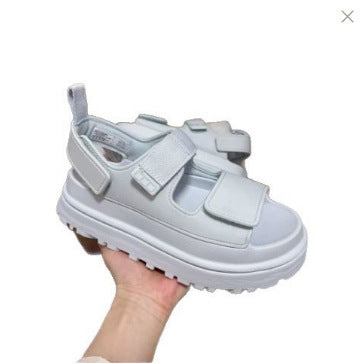 Damen Sportliche Sandalen mit verstellbaren Klettverschlüssen und rutschfester Profilsohle Fudus