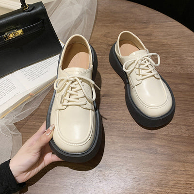 Damen Sportliche Schnürschuhe mit klobigem Absatz und komfortablem Obermaterial Fudus