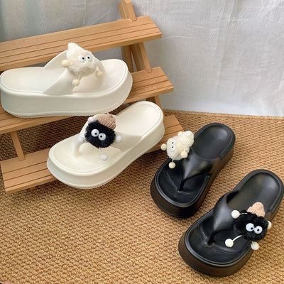 Damen Lustige und bequeme Badesandalen mit auffälligem Tiermotiv Fudus