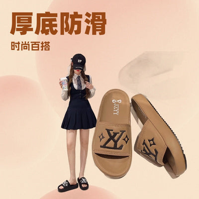 Damen modische Komfort-Pantoletten im stylischen Design Fudus