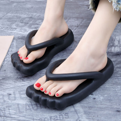 Damen Komfortable Flip-Flops mit innovativem Fußdesign Fudus