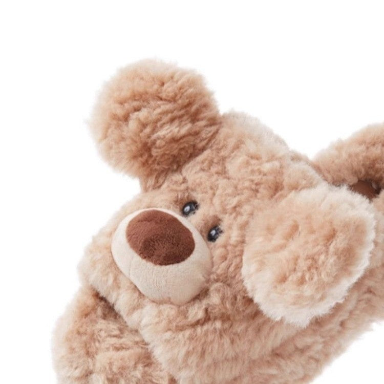 Damen Plüsch-Hausschuhe im niedlichen Hasen-Design Fudus