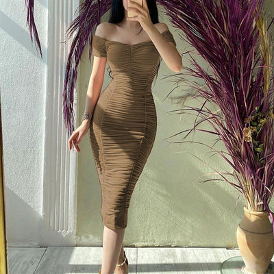 Damen Körperbetonendes Abendkleid Fudus