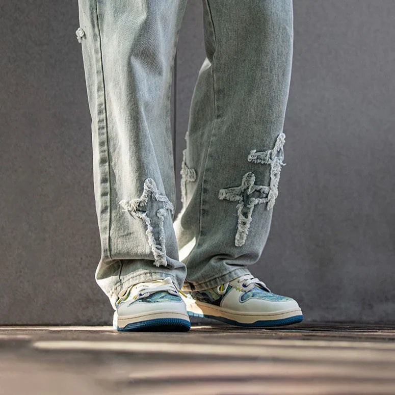 Van Gogh | Sternennacht inspirierte Turnschuhe