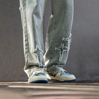 Van Gogh | Sternennacht inspirierte Turnschuhe