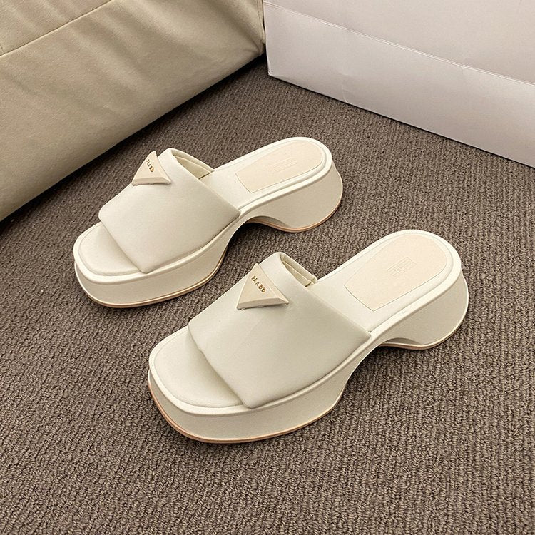 Damen Wedge-Pantoletten mit modernem Design und bequemer Riemenführung Fudus