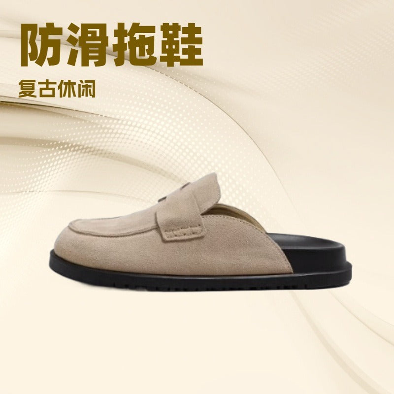 Damen Slipper mit weichem Wildleder und anatomischer Fußbettung Fudus