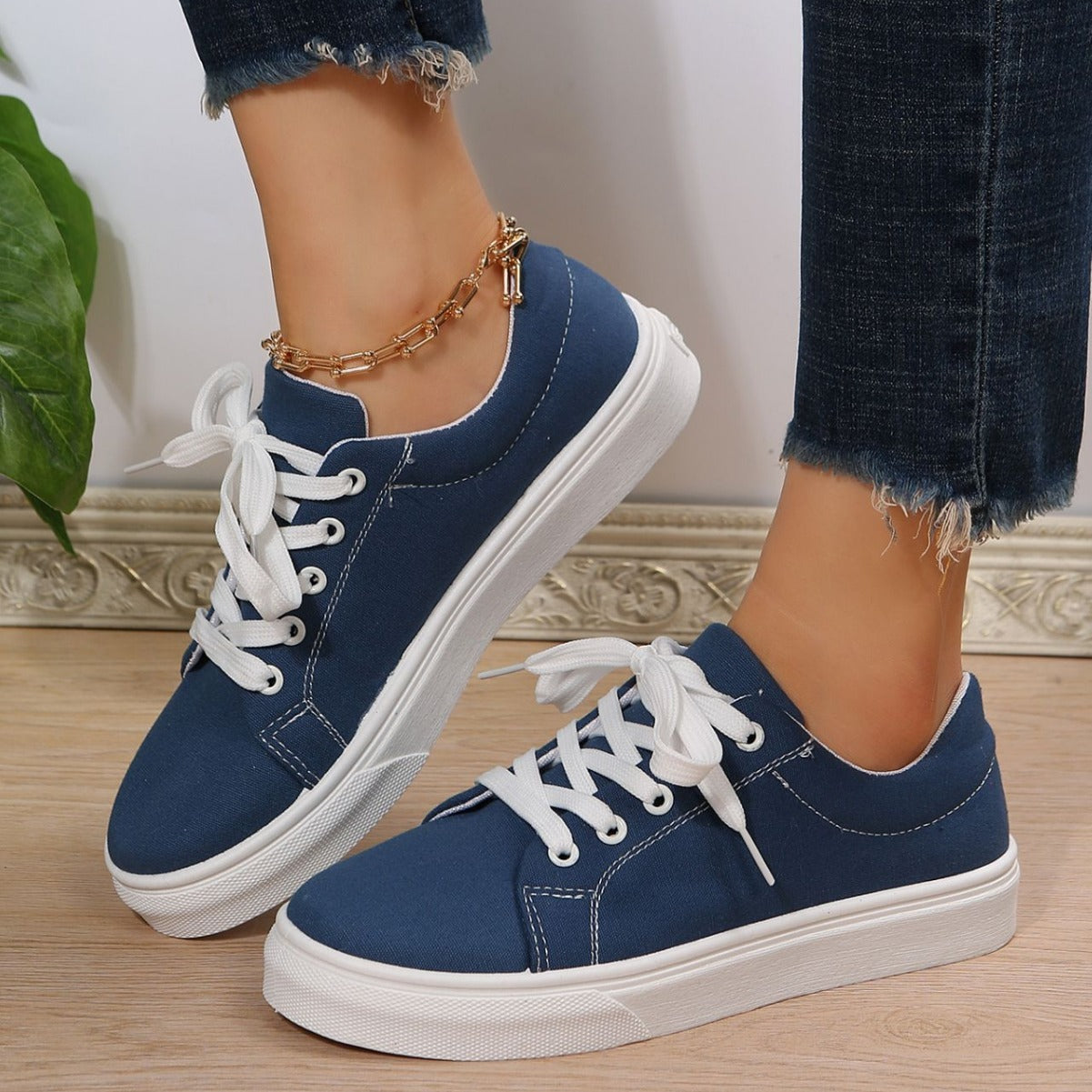 Damen lässige Sneaker mit flexibler Laufsohle und atmungsaktivem Obermaterial Fudus