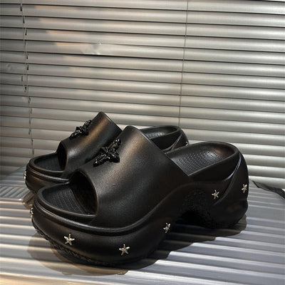 Damen Modische Clogs mit Verzierung Fudus