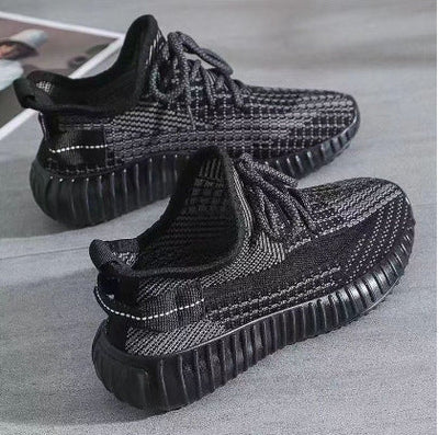 Damen atmungsaktive Sneakers mit flexiblem Mesh-Obermaterial und rutschfester Sohle Fudus