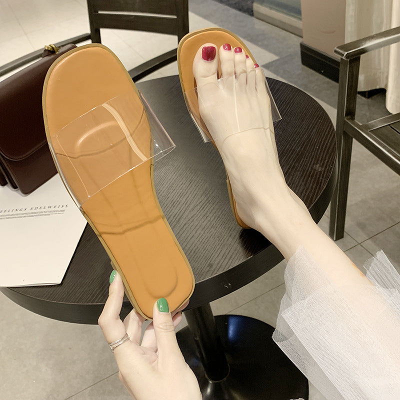 Damen Transparente Mules mit komfortabler Innensohle und modischem Design Fudus