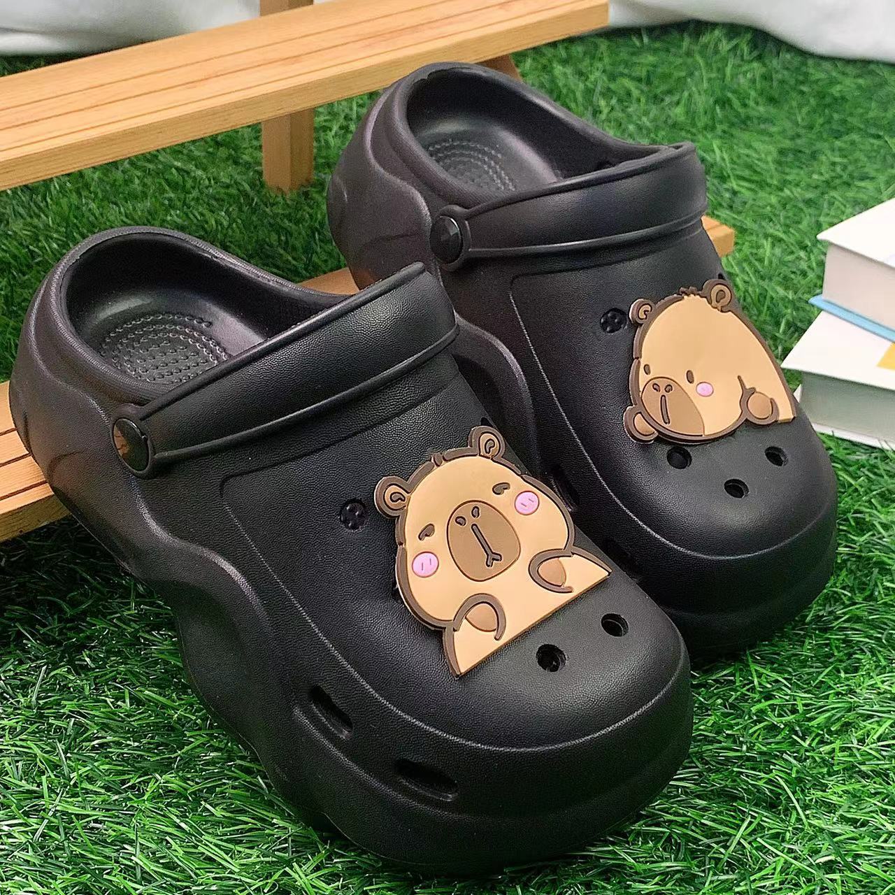 Unisex Clogs mit süßem Bären Motiv Fudus