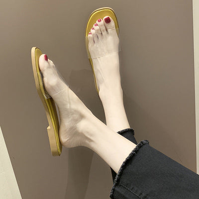 Damen Transparente Mules mit komfortabler Innensohle und modischem Design Fudus