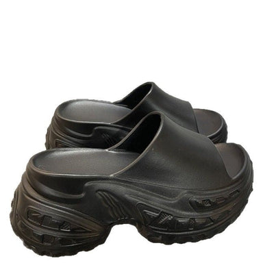 Damen Komfortable und stilvolle Slides mit dickem Sohlendesign Fudus