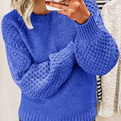 Kuscheliger Strickpullover für Damen | Langärmlig