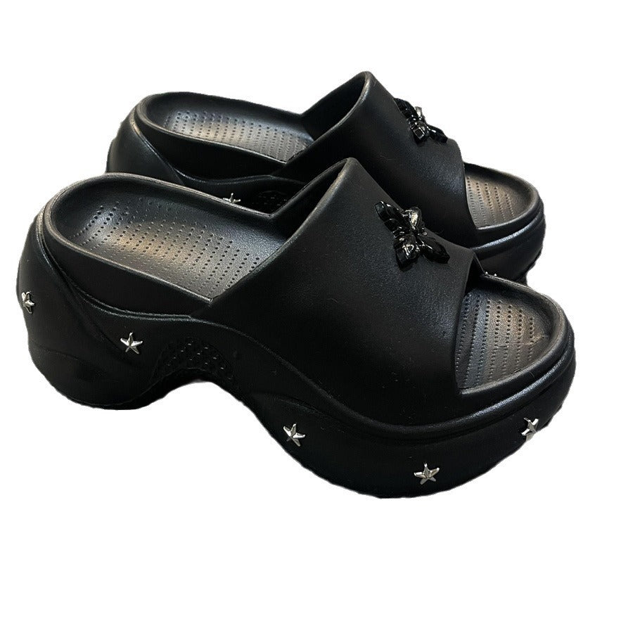 Damen Modische Clogs mit Verzierung Fudus