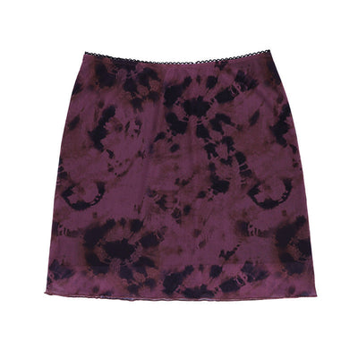 Damen Midi-Rock im modernen Batik-Design Fudus