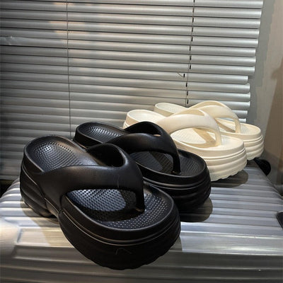 Damen Komfortable und stylische Flip-Flops mit ergonomischem Fußbett und rutschfester Sohle Fudus