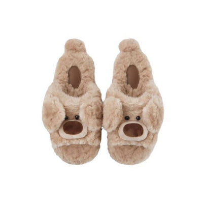 Damen Plüsch-Hausschuhe im niedlichen Hasen-Design Fudus