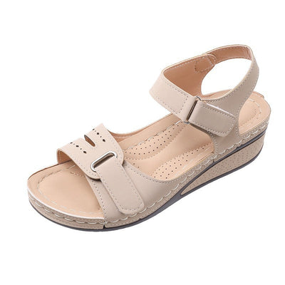 Damen Komfort Sandalen mit verstellbaren Riemen und orthopädischer Sohle Fudus
