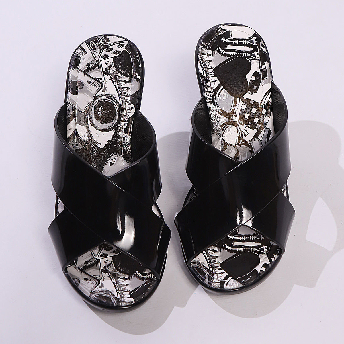 Damen Wedge-Sandalen mit modischem Schnitt und anatomischer Fußbettung Fudus