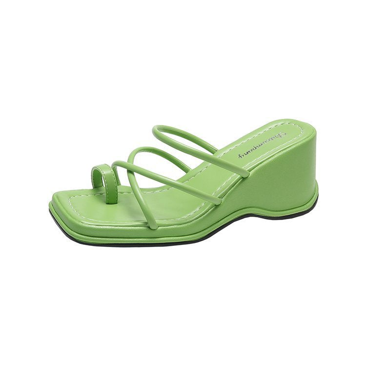 Damen Wedge-Sandalen mit eleganten Riemchen und rutschfester Sohle Fudus