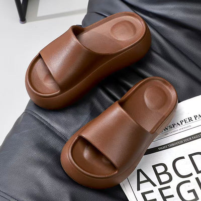 Damen Komfortable Plateau-Pantoletten mit weichem Fußbett Fudus