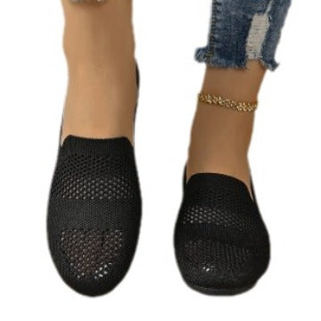 Damen luftige Ballerinas aus atmungsaktivem Meshmaterial Fudus