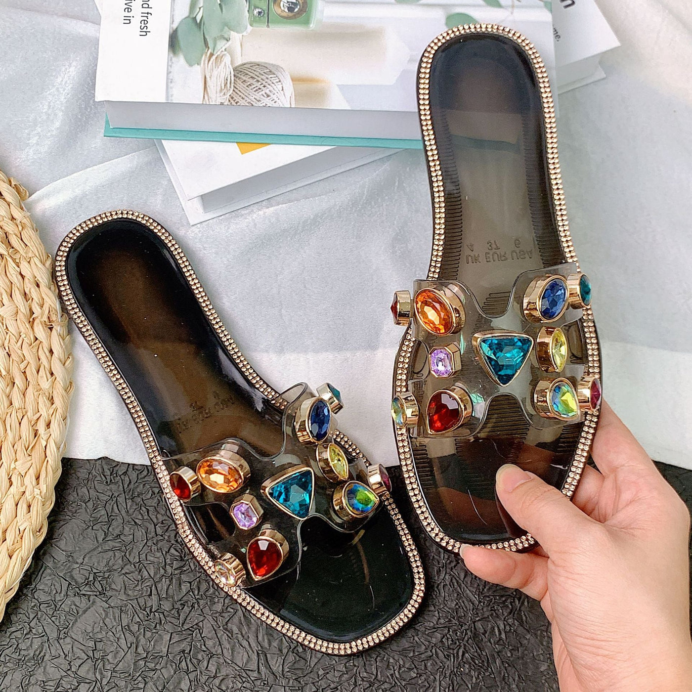 Damen Glamouröse Sandalen Fudus