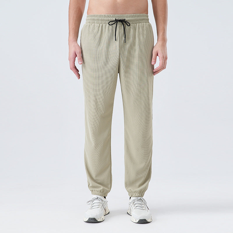 Herren Sportliche Laufhose mit atmungsaktiven Netzstrukturen und verstellbarem Bund Fudus