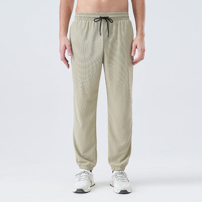 Herren Sportliche Laufhose mit atmungsaktiven Netzstrukturen und verstellbarem Bund Fudus