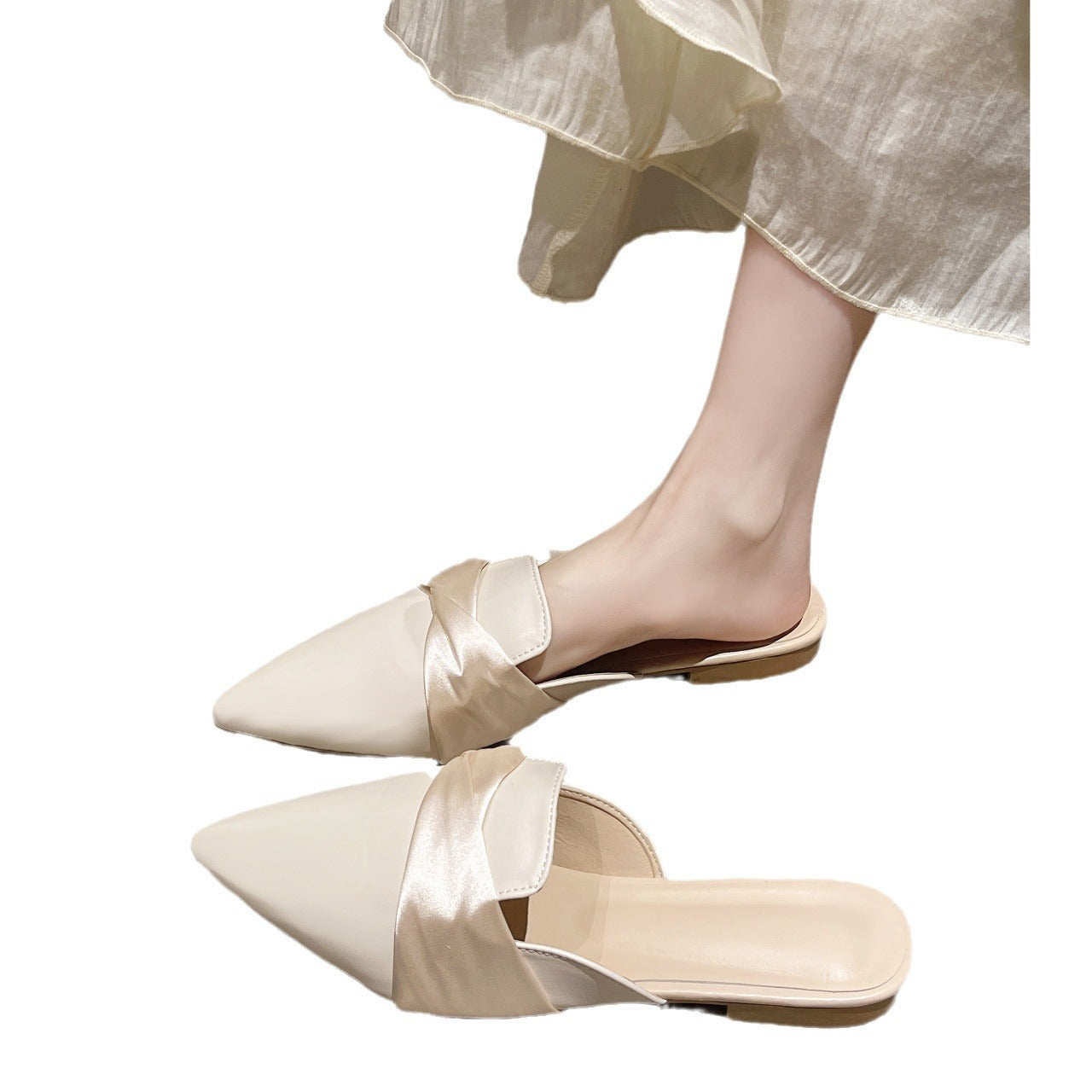 Damen klassische Slipper mit schickem Schleifenakzent und feinem Obermaterial Fudus