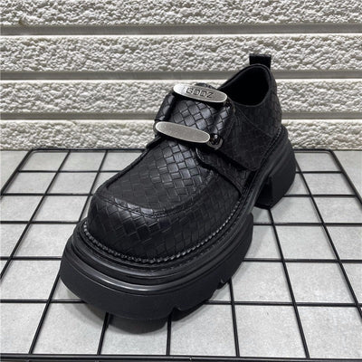 Damen moderne Schnürschuhe mit strukturiertem Obermaterial und bequemer Plattformsohle Fudus