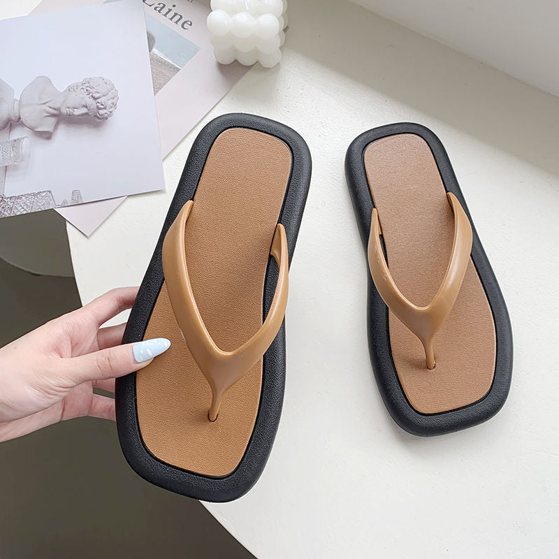 Damen Komfortable Zehentrenner mit rutschfester Sohle und schickem Design Fudus