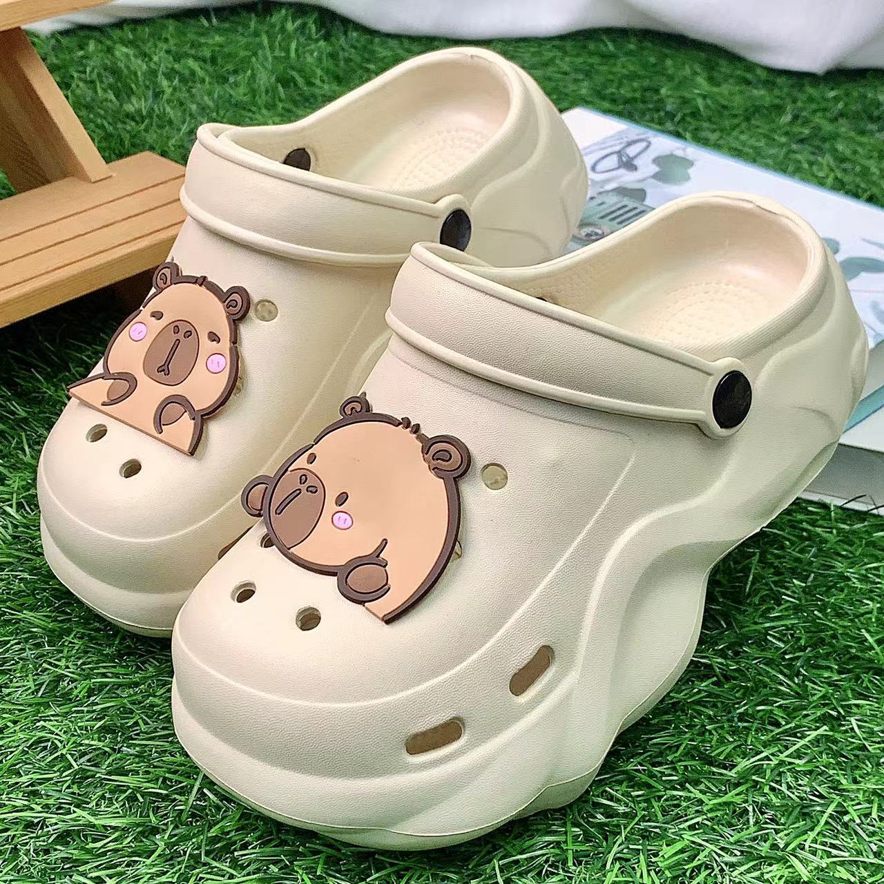 Unisex Clogs mit süßem Bären Motiv Fudus