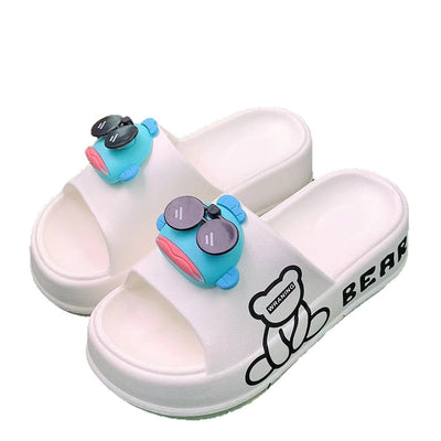 Damen Spaßige Freizeit-Sandalen mit tierischem Design und rutschfester Sohle Fudus