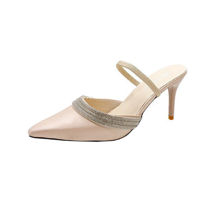 Damen Slingback-Pumps mit funkelndem Strass und elegantem Design Fudus