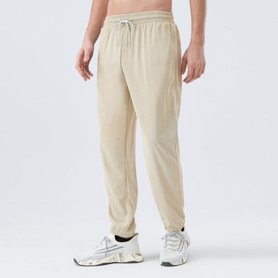 Herren Sportliche Laufhose mit atmungsaktiven Netzstrukturen und verstellbarem Bund Fudus